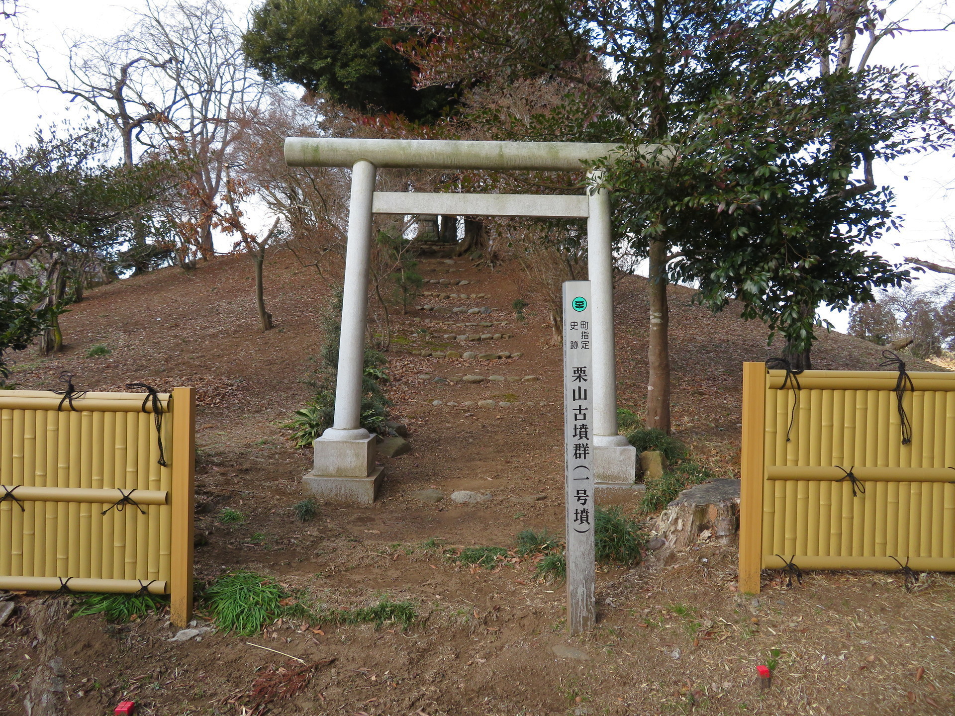 茨城県東茨城郡茨城町：栗山古墳群: 怠け者の散歩道2